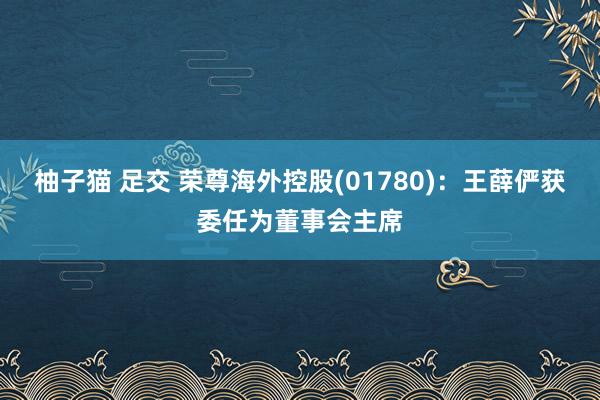 柚子猫 足交 荣尊海外控股(01780)：王薛俨获委任为董事会主席