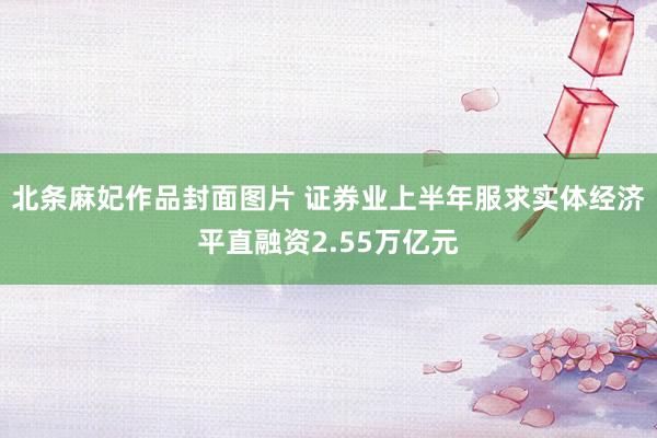 北条麻妃作品封面图片 证券业上半年服求实体经济平直融资2.55万亿元