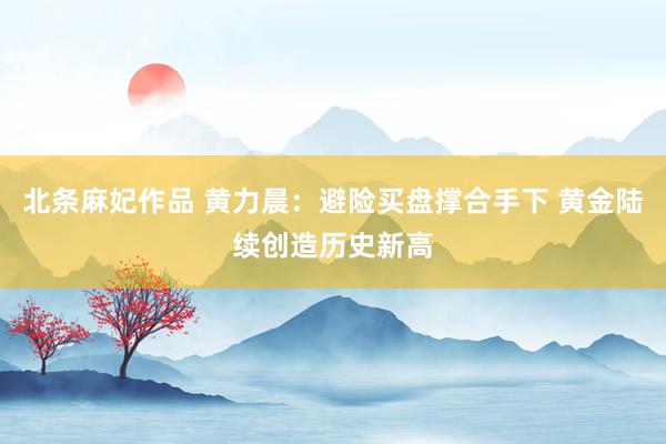 北条麻妃作品 黄力晨：避险买盘撑合手下 黄金陆续创造历史新高