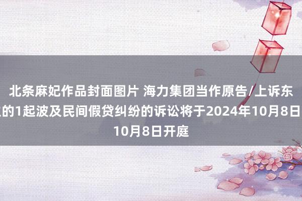 北条麻妃作品封面图片 海力集团当作原告/上诉东谈主的1起波及民间假贷纠纷的诉讼将于2024年10月8日开庭