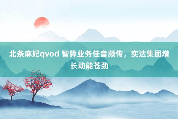 北条麻妃qvod 智算业务佳音频传，实达集团增长动能苍劲