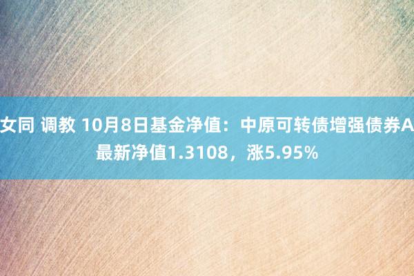 女同 调教 10月8日基金净值：中原可转债增强债券A最新净值1.3108，涨5.95%