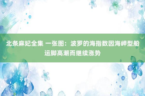 北条麻妃全集 一张图：波罗的海指数因海岬型船运脚高潮而继续涨势